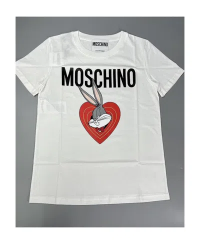 Moschino Logo T-shirt In White