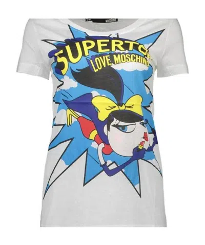 Moschino Logo T-shirt In White