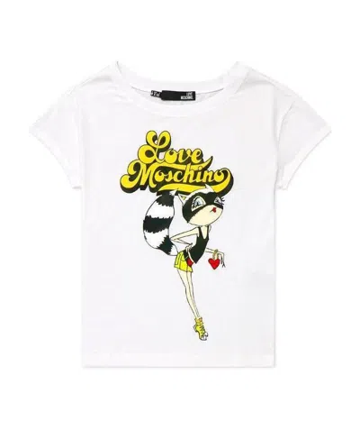 Moschino Logo T-shirt In White