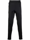 Moschino Black Double Question Logo Track Pants