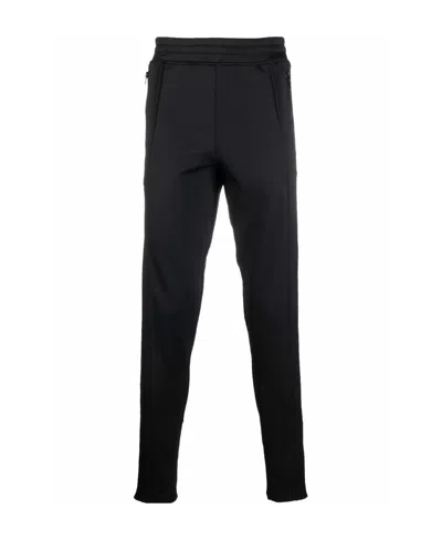 Moschino Logo-tape Track Pants In Black