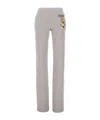 Moschino Grey Cotton Joggers With Teddy Bear Print In Gray