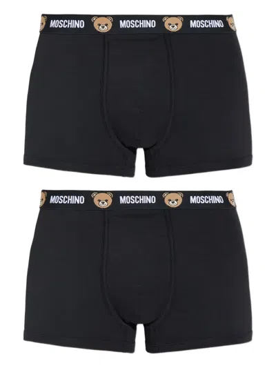 Moschino Swimwear In Black