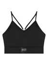 Moschino Logo Top In Black