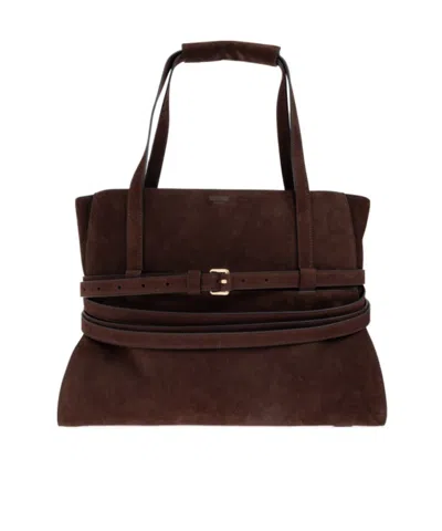 Moschino Logo Tote Bag In Black