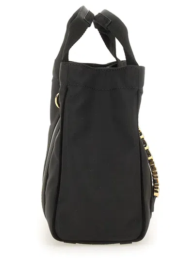 Moschino Logo Tote Tote Bag In Black