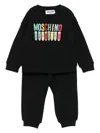 Moschino Logo Tracksuit In Black
