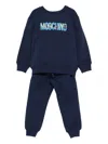 Moschino Logo Tracksuit In Blue
