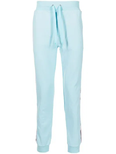 Moschino Logo Tracksuit Bottoms In Blue