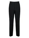 Moschino Belt Loop Casual Pants In Black