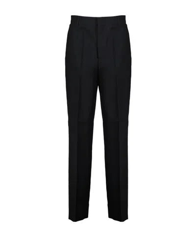 MOSCHINO LOGO-TRIM TROUSERS