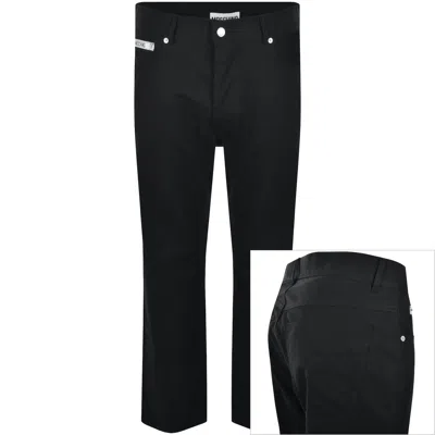 Moschino Logo Trousers Black