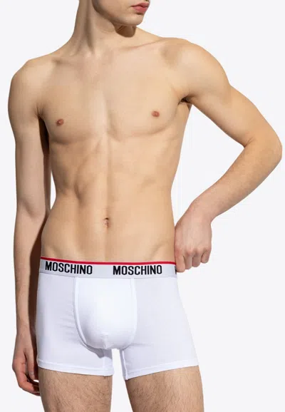 Moschino Logo Waistband Boxers - Set Of 2