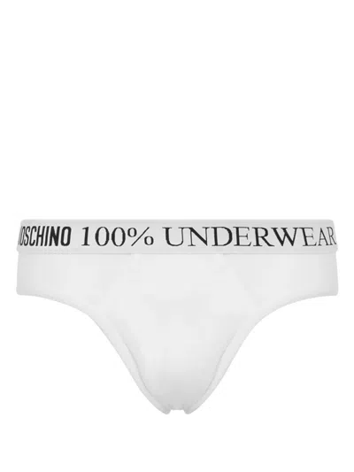 MOSCHINO LOGO-WAISTBAND BRIEFS