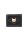 Moschino Logo Wallet In Black
