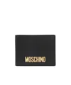 Moschino Bifold Wallet In Black