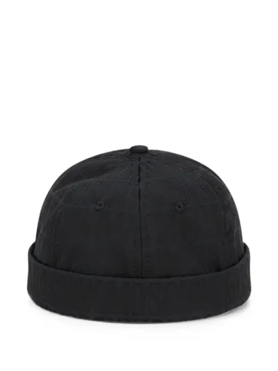 Moschino Logo-jacquard Beanie Hat In Black