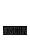 Moschino Logo-knit Headband In Black