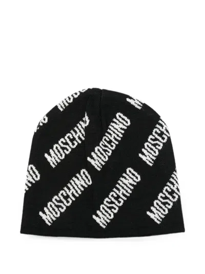 Moschino Logo-print Beanie Hat In Multi