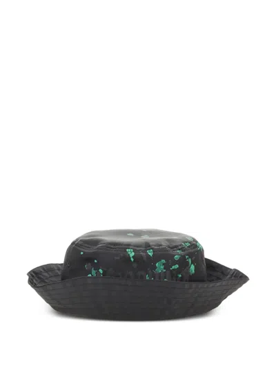 Moschino Couture Bucket Hat With Logo In Black