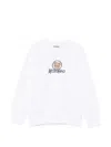 Moschino Logo-print Sweatshirt In White