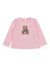 Moschino Long Sleeve Blouse In Pink