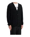 Moschino Long Sleeve Cardigan In Black