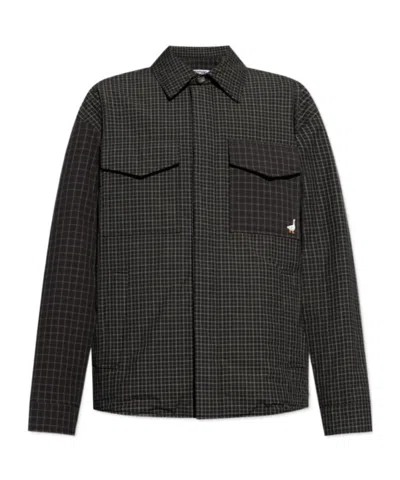 Moschino Long Sleeve Casual Jacket In Black
