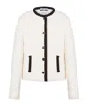 Moschino Knit Jacket Tailored Twist In White
