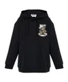 Moschino Long Sleeve Hooded Sweatshirt