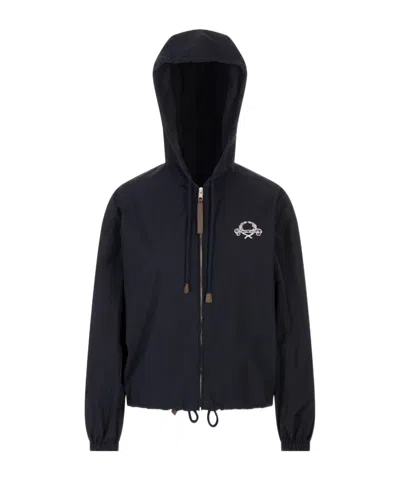 Moschino Long Sleeve Jacket In Black