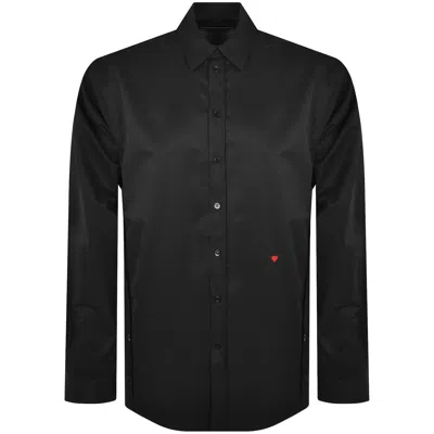Moschino Long Sleeve Poplin Shirt Black