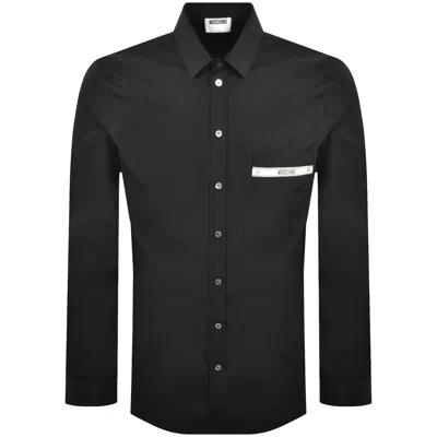 MOSCHINO MOSCHINO LONG SLEEVE SHIRT BLACK