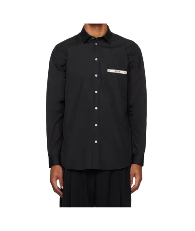 Moschino Long Sleeve Shirt In Black