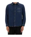 Moschino Long Sleeve Shirt In Blue