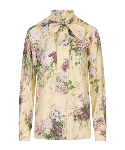 Moschino Long Sleeve Shirt In Multi