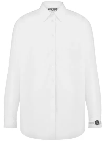 Moschino Long-sleeve Shirt In White