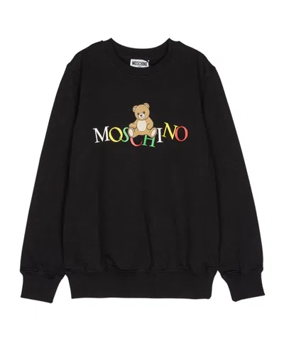 Moschino Long Sleeve Sweatshirt In Black
