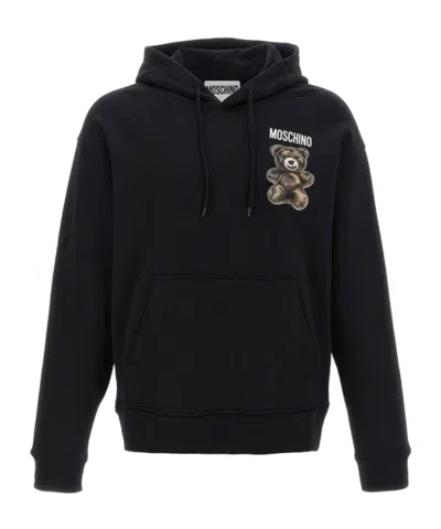 Moschino Long Sleeve Sweatshirt In Black