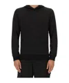 Moschino Sweatshirt With All Over Logo In Black