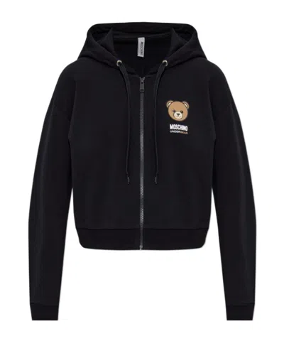 Moschino Long Sleeve Sweatshirt In Black