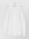 Moschino Long Sleeve Top Featuring Bow Detail In White