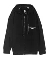 Moschino Long-sleeved Casual Jacket In Black