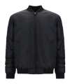 Moschino "bomber Jacket With Time In Black