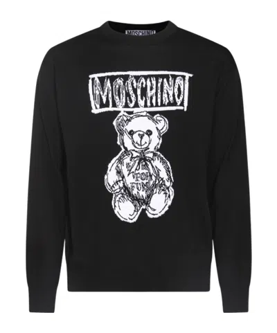 MOSCHINO MOSCHINO LONG-SLEEVED CREWNECK JUMPER