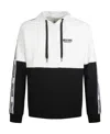 Moschino Long-sleeved Hooded Sweater In Black