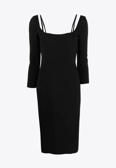 Moschino Long-sleeved Knee-length Dress