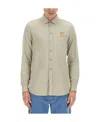 Moschino Teddy Patch Shirt In Nude