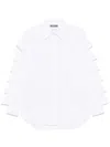Moschino Cotton Muslin Shirt Multi Collars In White