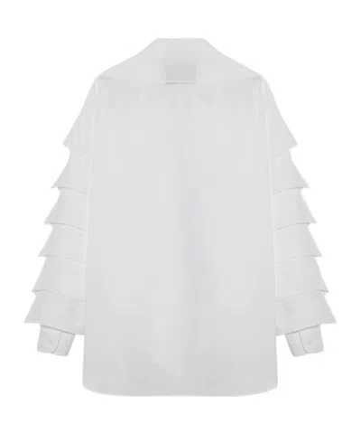 Moschino Long-sleeved Shirt In White